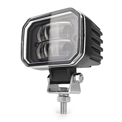 10V - 80V Forklift Lampu Zona Merah 30W LED Lampu Keamanan Forklift Dengan Bracket Baja Rinsless