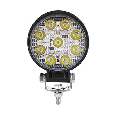 Mini 27W Spotlight Kendaraan Bulat LED Lampu Kerja Cina