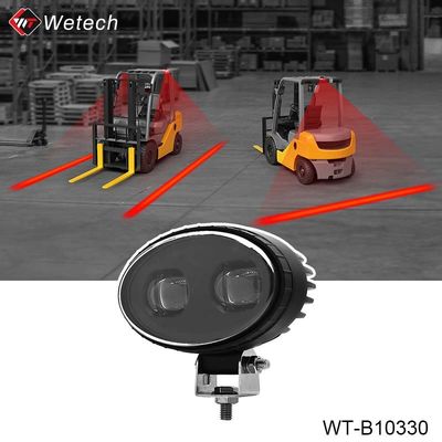 Lampu Zona Keamanan Forklift Merah / Biru IP67 Lampu Keamanan Fork Truck