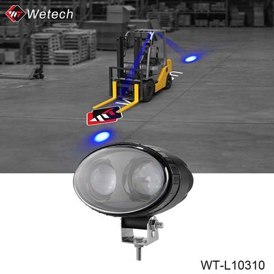 10V - 80V Blue LED Spot Light IP67 Lampu Spot Truk Dengan Bracket Pemasangan Baja Rostless