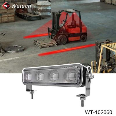 Lampu Forklift Keamanan 60W Merah / Biru / Hijau Lampu Perimeter Forklift