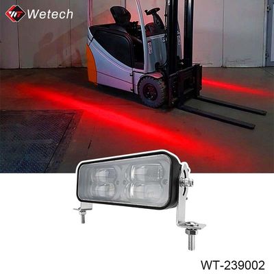Lampu peringatan forklift LED hijau IP67 Lampu peringatan truk forklift 60W