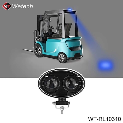 Lensa PMMA Tahan Air IP67 Lampu Sorot LED Biru WT-RL10310 untuk Truk dan Peralatan Teknik
