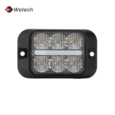 Lampu Peringatan Strobo LED 12-24V IP67 Lampu Strobo Untuk Truk Forklift Traktor Excavator