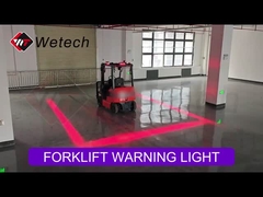 Lampu zona merah forklift