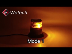 Lampu Peringatan LED Kompak WT-347S-L2 dengan Dudukan Magnetik Universal untuk Kendaraan Rekayasa