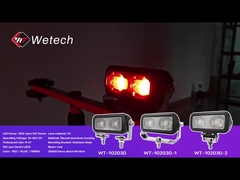 WT-102030 Lampu Kerja Forklift 12V 24V Lampu Keselamatan Pejalan Kaki Forklift 30W