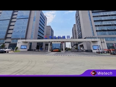 Wetech forklift Crane Lampu peringatan Garis merah Zona peringatan