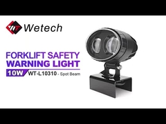 WT-L10310 10V - 80V Blue LED Spot Light IP67 Lampu Spot Truk Dengan Bracket Pemasangan Baja Ringan