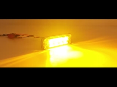 WT-D10912 Commercial Grille Strobe Lampu 6W - 10W Amber Strobe Lampu Untuk Truk