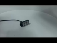 WT-T10909 IP67 Flash Strobe Amber Led Light 12V 24V Lampu Strobe Truk