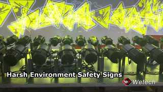 Tanda Keselamatan Proyektor Gobo LED 240W IP65